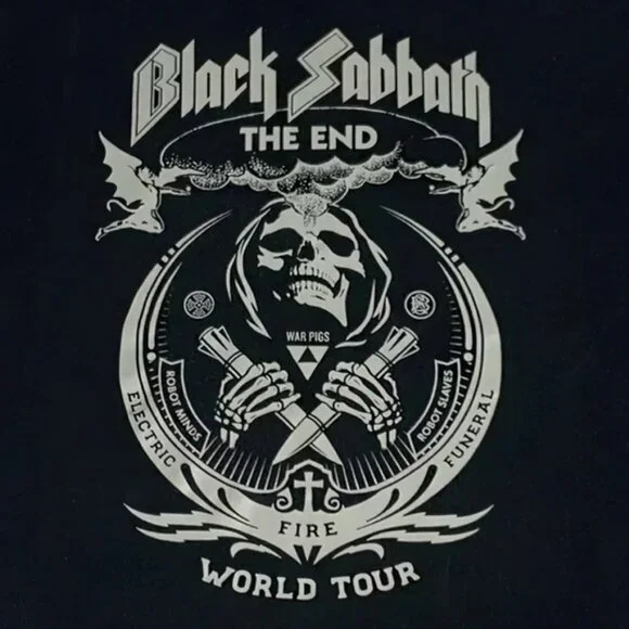 Black Sabbath The End Would Tour T-Shirt, Graphic Tour 2016 Concert Band Tee - Picture 3 of 4